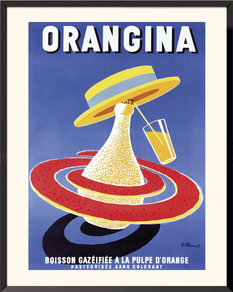 Affiche Orangina Bernard Villemot