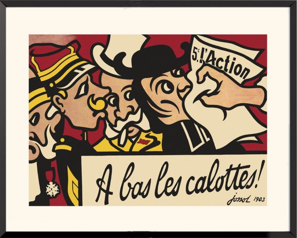 Affiche A bas les calottes Jossot