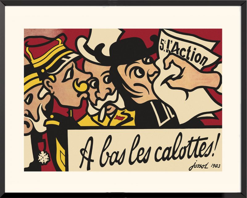 Affiche A bas les calottes Jossot