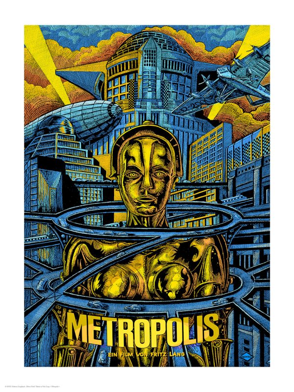 Affiche Hommage à Fritz Lang Metropolis