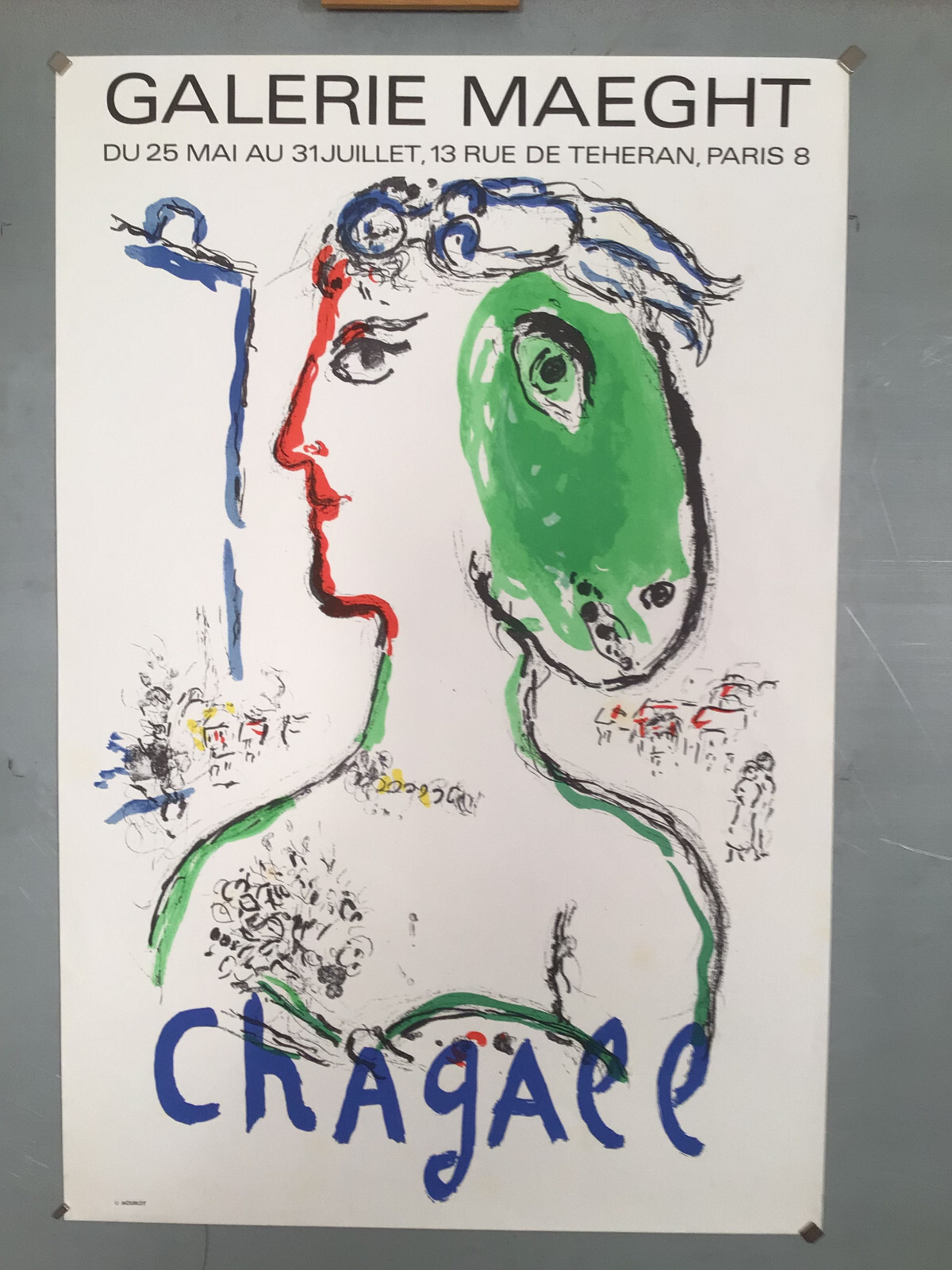 Affiche Marc Chagall Galerie Maeght