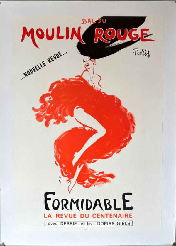 Affiche Bal du Moulin Rouge René Gruau