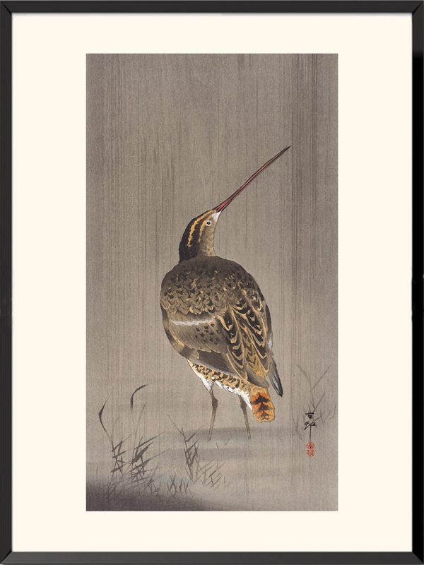 Bécassine solitaire (2), Ohara Koson — KOS38