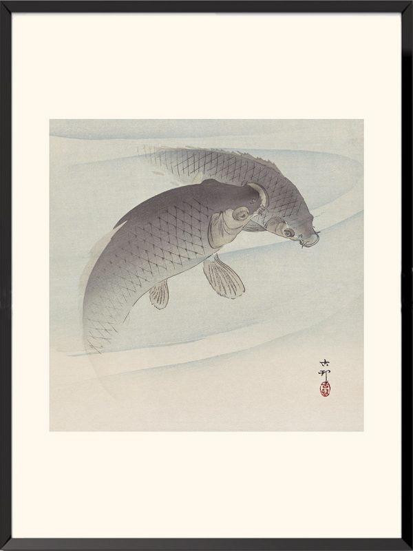 Carpes, Ohara Koson — KOS40