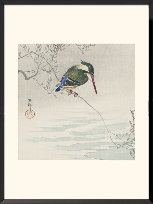 Martin-pêcheur (2), Ohara Koson — KOS36
