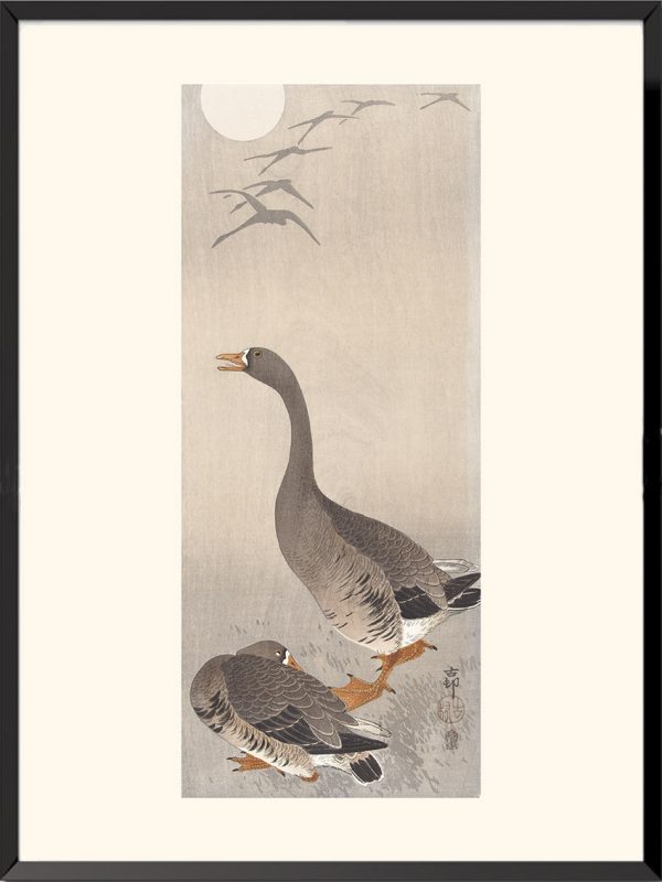 Oies rieuses (2), Ohara Koson — KOS34